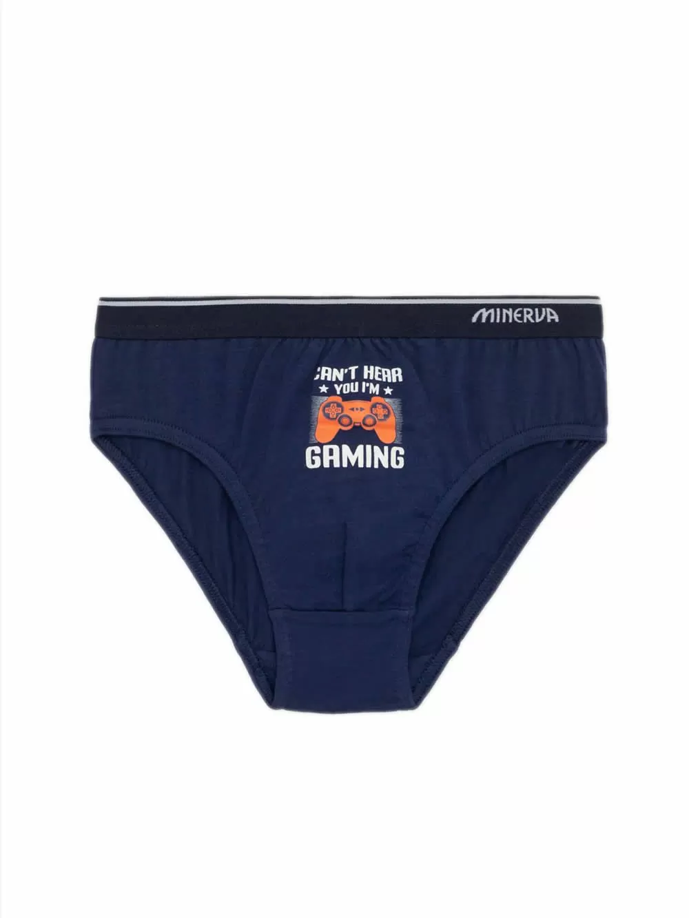 Παιδικό Σλιπ MINERVA για Αγόρι Gamer - 100% Αγνό Βαμβάκι - Πακέτο με 3