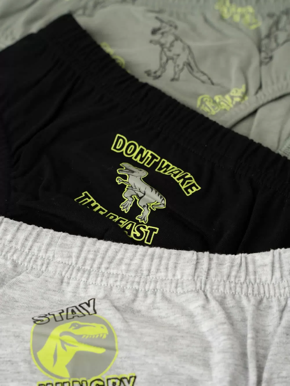 Εφηβικό Σλιπ MINERVA για Αγόρι The Beast - 100% Αγνό Βαμβάκι - Πακέτο με 3