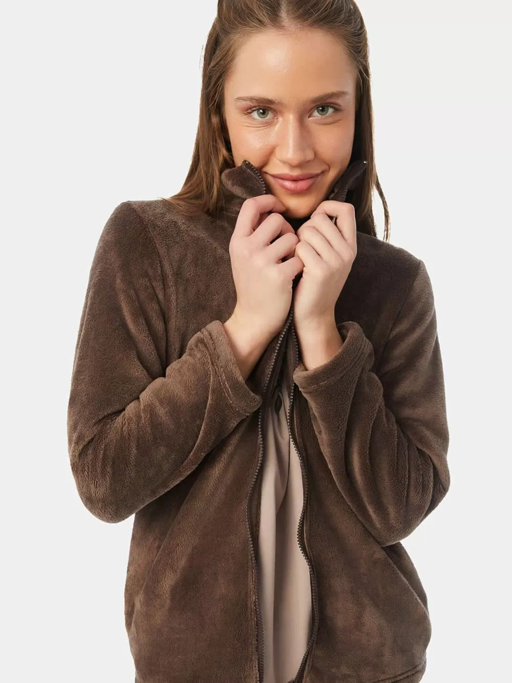 Γυναικεία Ρόμπα Ζακέτα MINERVA Fleece - Απαλή & Ζεστή