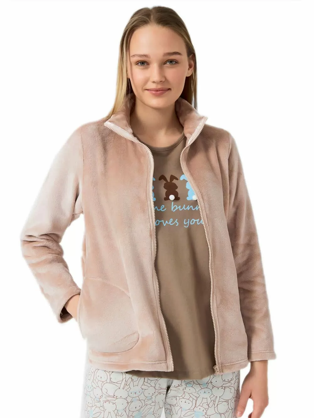 Γυναικεία Ρόμπα MINERVA Fleece - Απαλή & Ζεστή