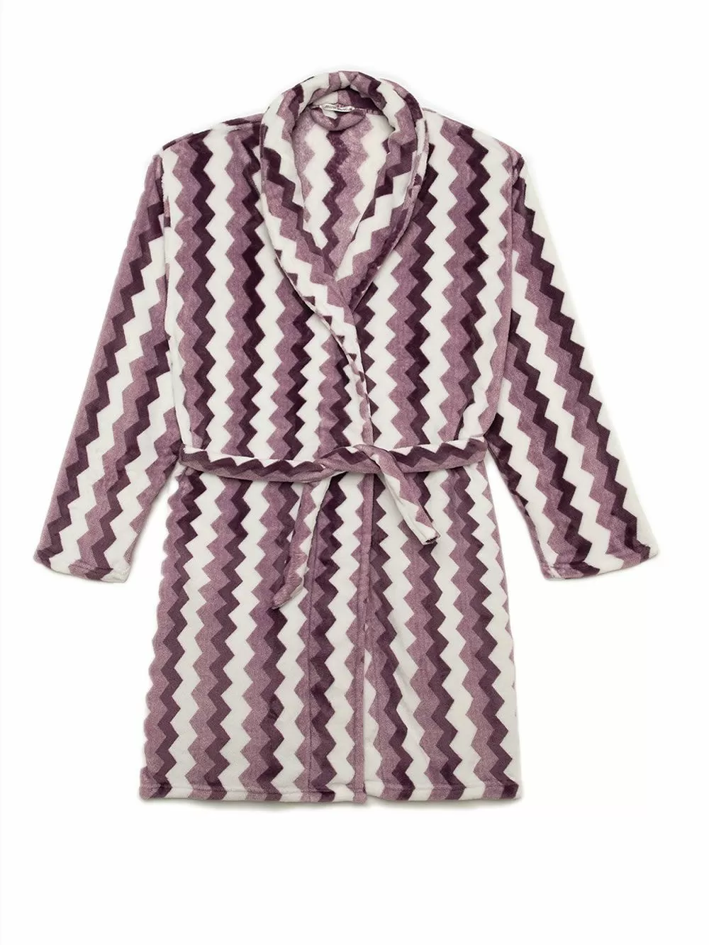 Γυναικεία Ρόμπα MINERVA ZigZag Fleece - Απαλή & Ζεστή