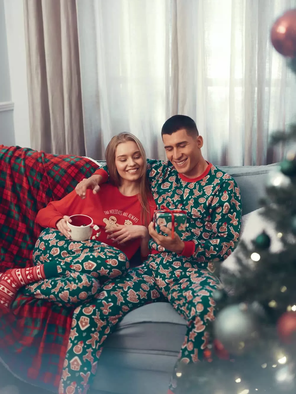 Ανδρική Πυτζάμα MINERVA Xmas Biscuits - 100% Βαμβάκι Interlock 