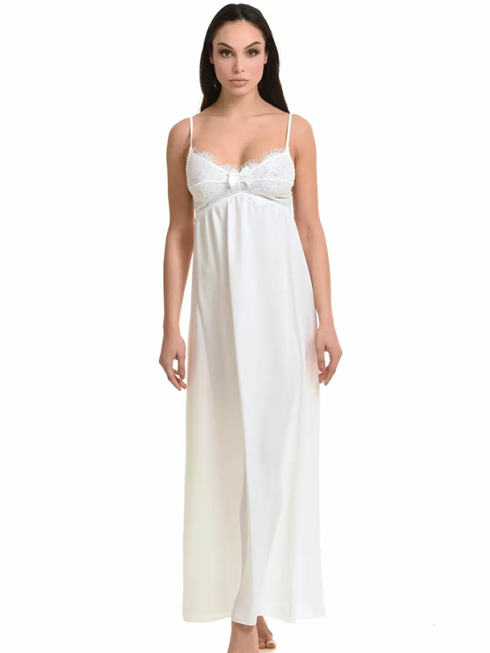 MISS ROSY Νυφικό Νυχτικό - Αέρινο Ύφασμα & Δαντέλα - Bridal Πρόταση 