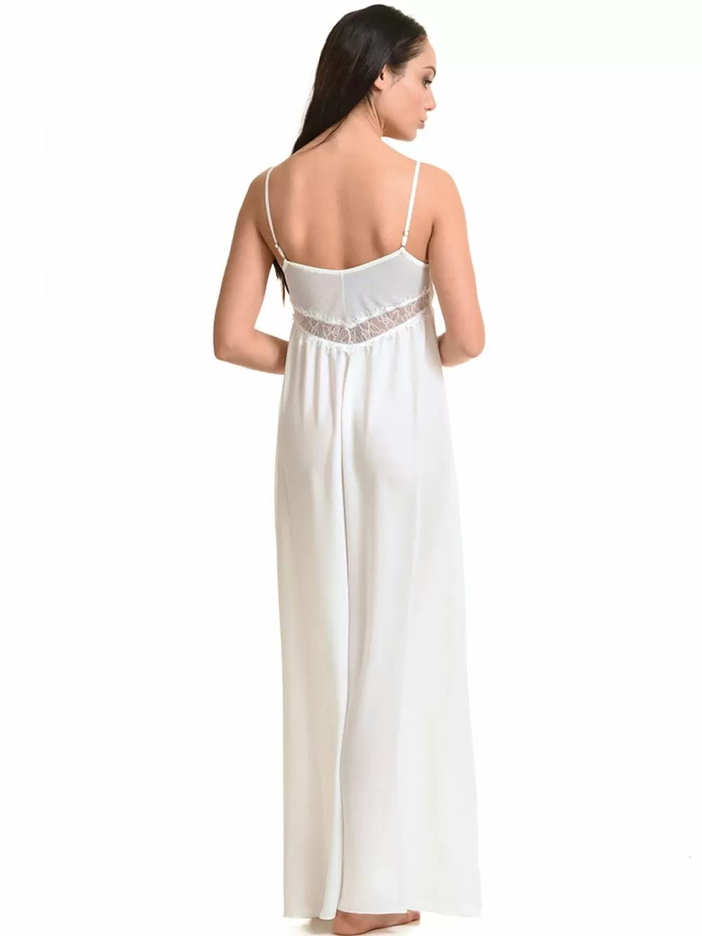 MISS ROSY Νυφικό Νυχτικό - Αέρινο Ύφασμα & Δαντέλα - Bridal Πρόταση 