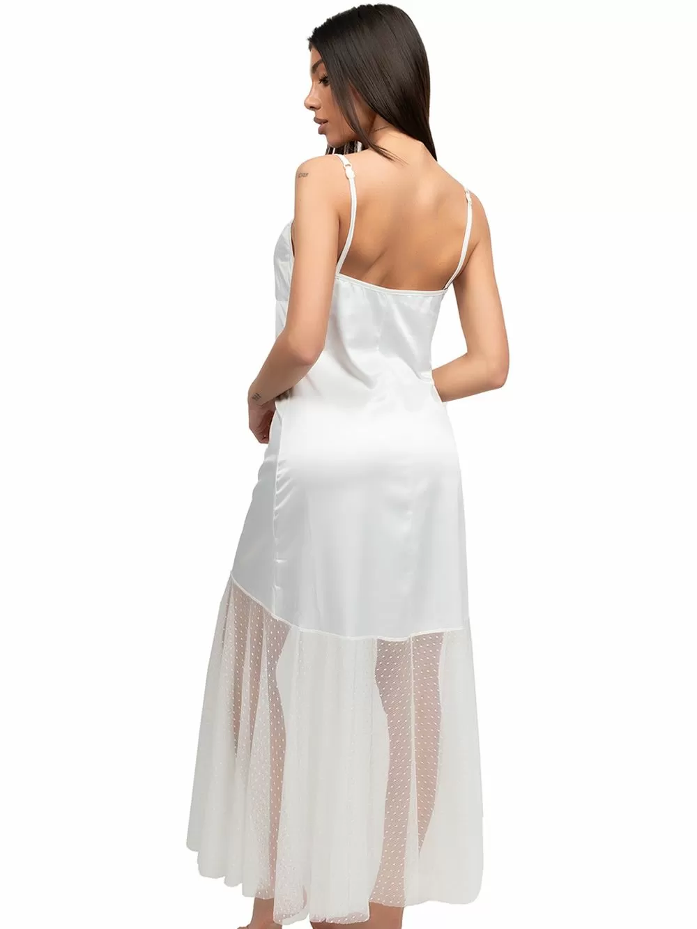 MISS ROSY Νυχτικό - Σατέν & Δαντέλα - Νυφική Πρόταση