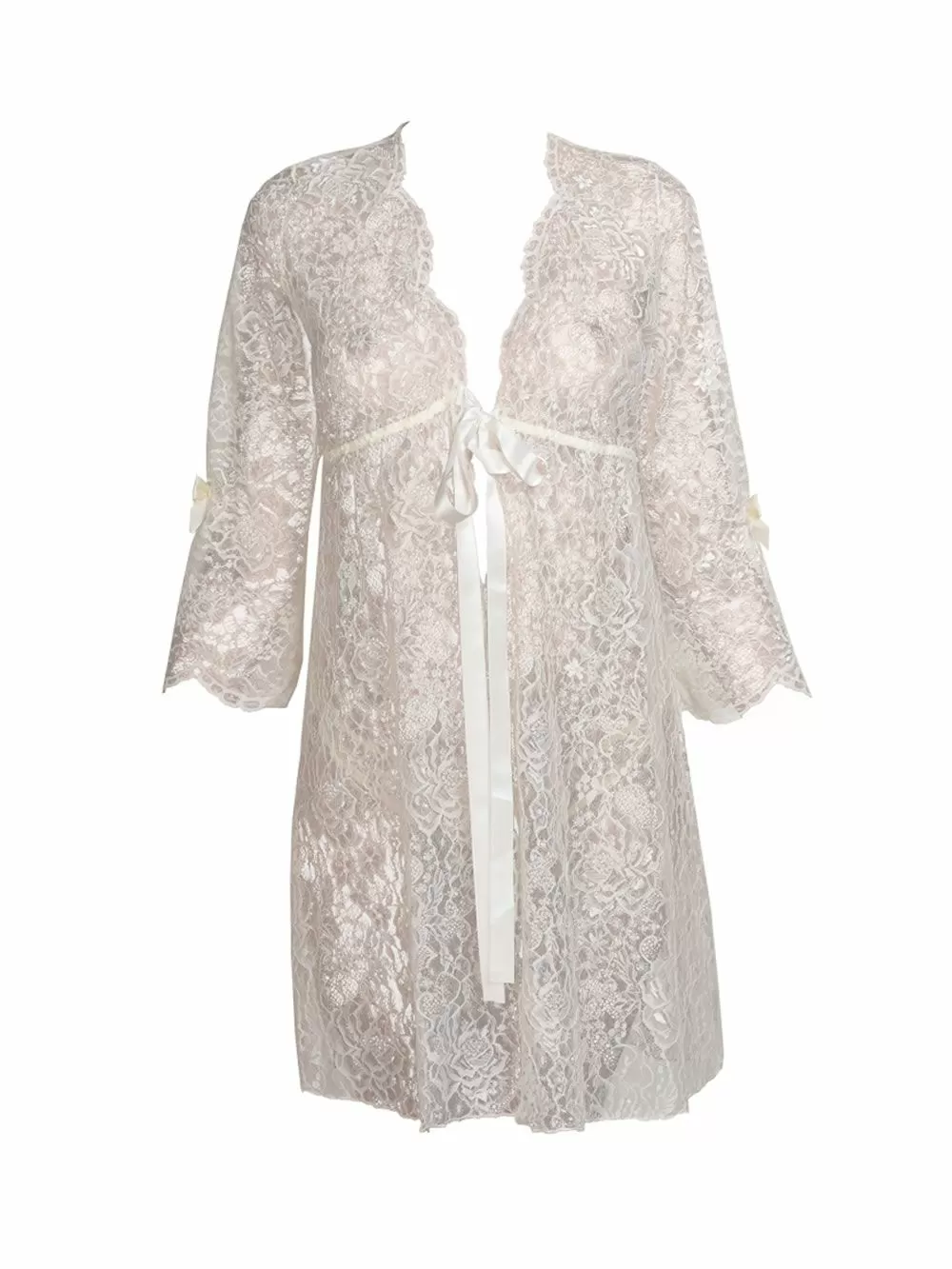 MISS ROSY Ρόμπα - Floral Δαντέλα - Νυφική Πρόταση 