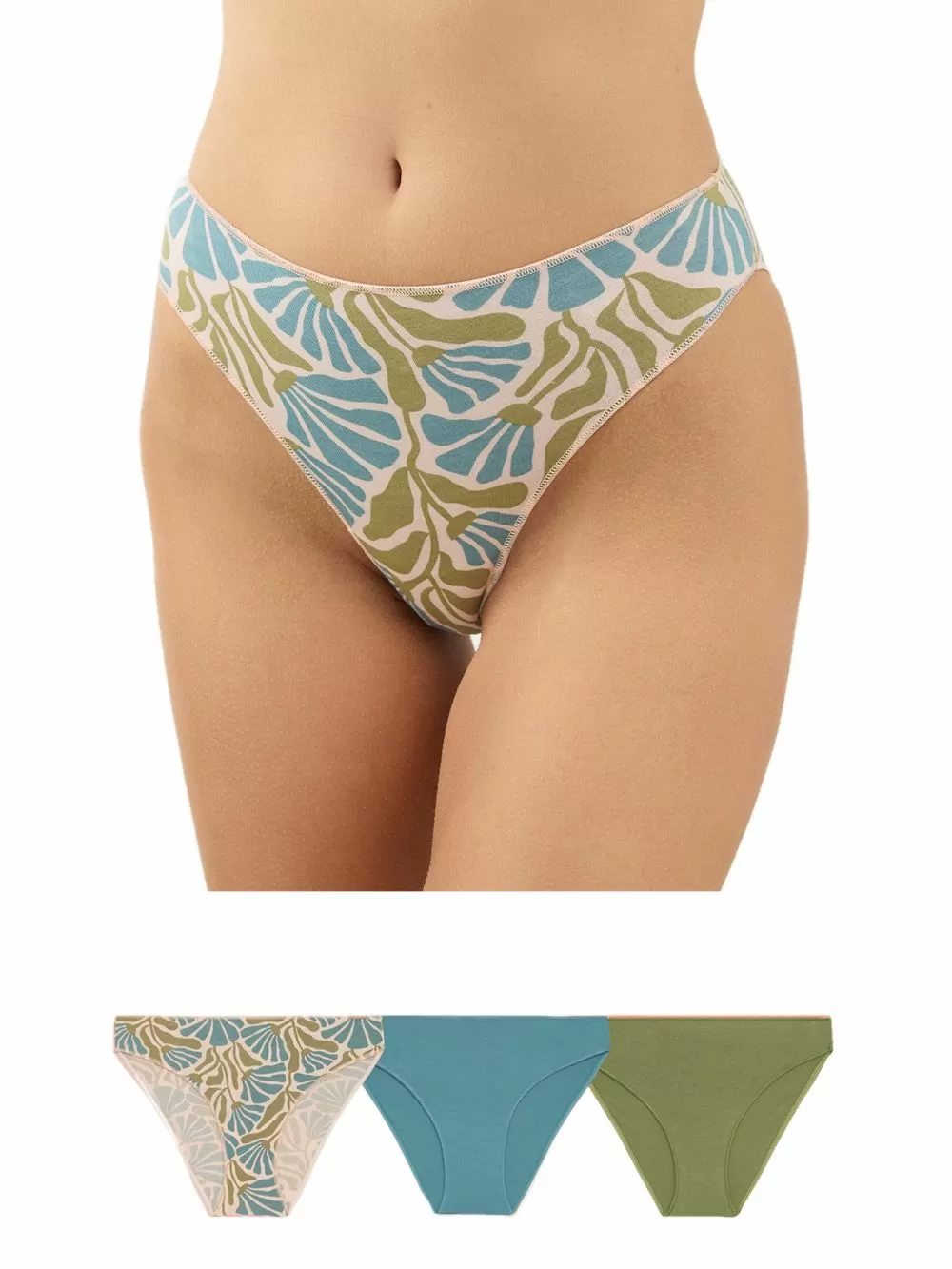 MINERVA Σλιπ Fimelle Ψηλό Φαρδύ 969 - Αόρατα Λάστιχα - Απαλό Modal - 3 Τεμάχια