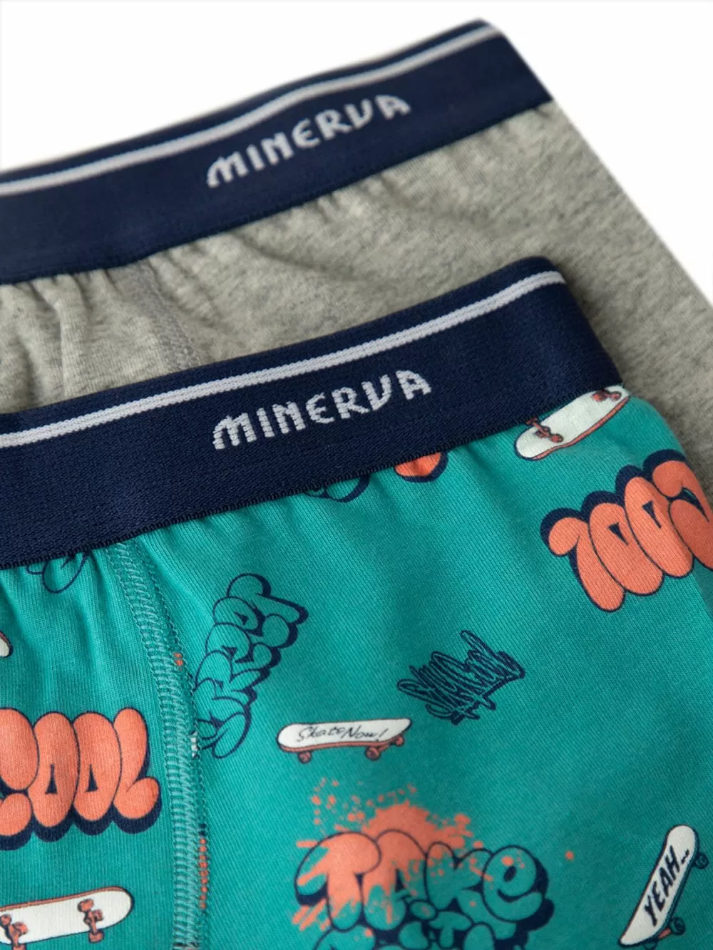 Παιδικό Boxer MINERVA για Αγόρι Take Easy - Απαλό Βαμβάκι - Πακέτο με 2