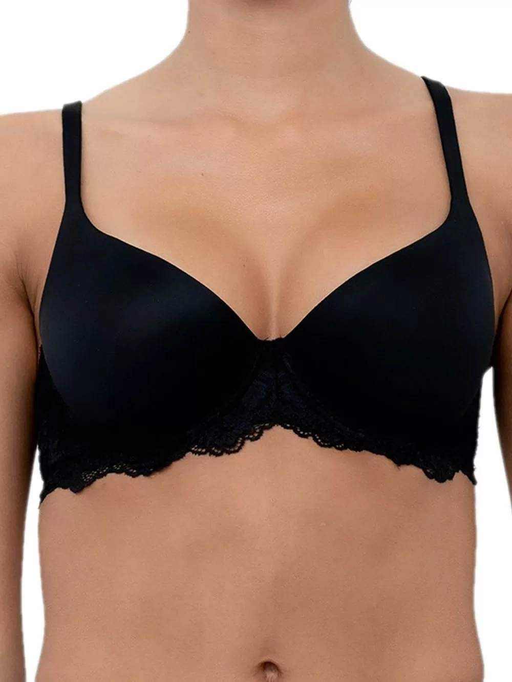 Σουτιέν LORMAR Mousse Pizzo για Μεγάλο Στήθος - Ήπια Ενίσχυση & Μπανέλα