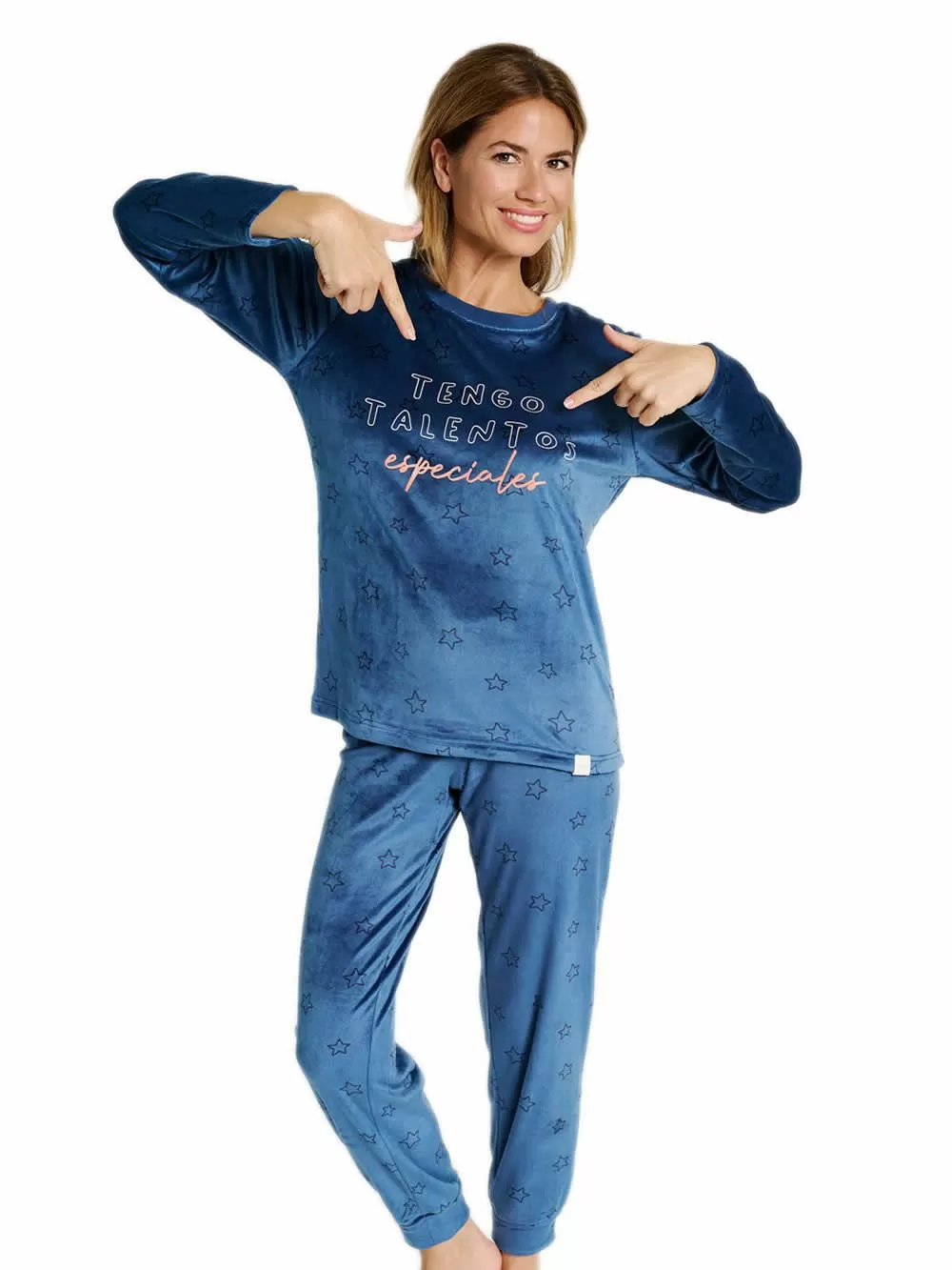 Γυναικεία Πυτζάμα MUYDEMI - Απαλό Βελούδο