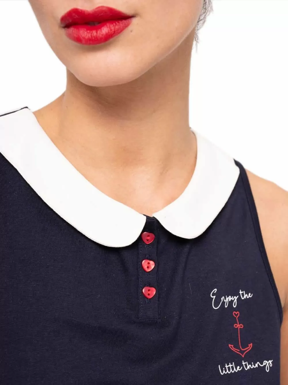 Γυναικεία Πυτζάμα MUYDEMI PinUp - 100% Βαμβακερή