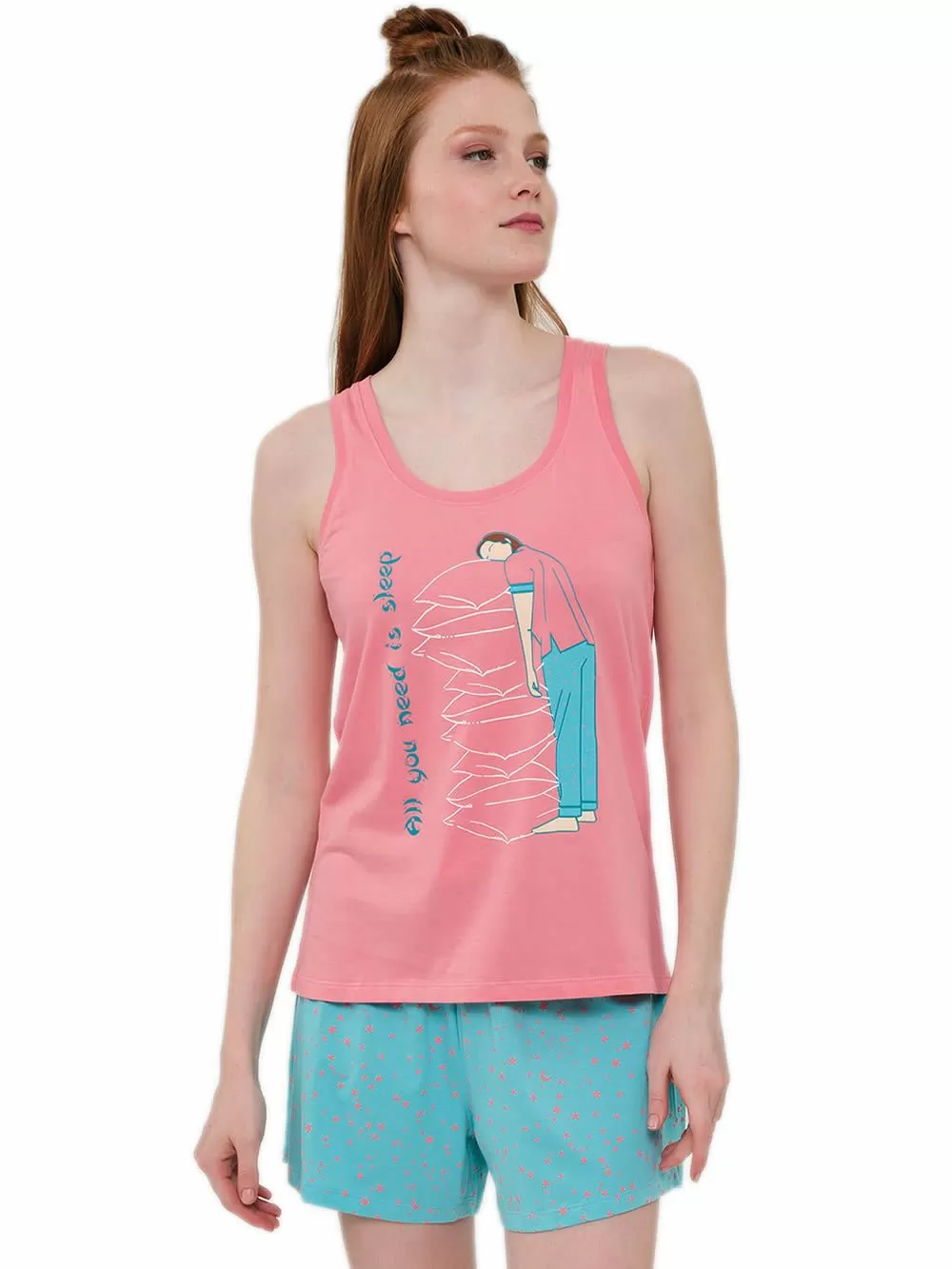 Γυναικεία Πυτζάμα MUYDEMI - 100% Βαμβακερή