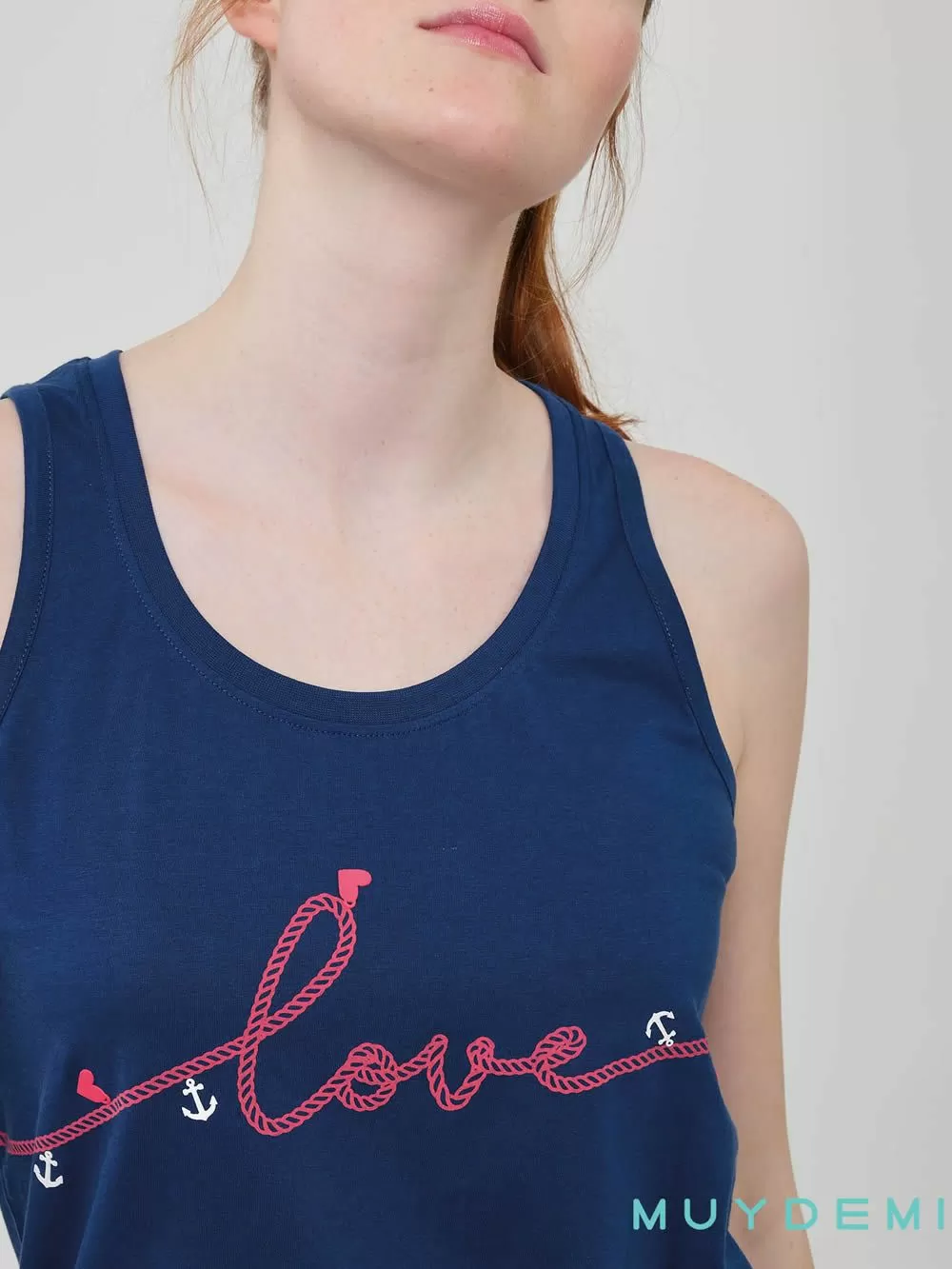 Γυναικεία Πυτζάμα MUYDEMI - 100% Βαμβακερή