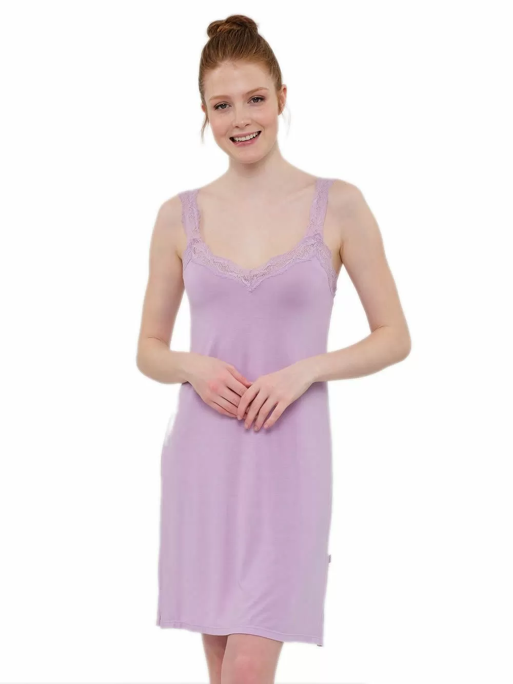 Γυναικείο Νυχτικό MUYDEMI - Απαλό Viscose & Δαντέλα