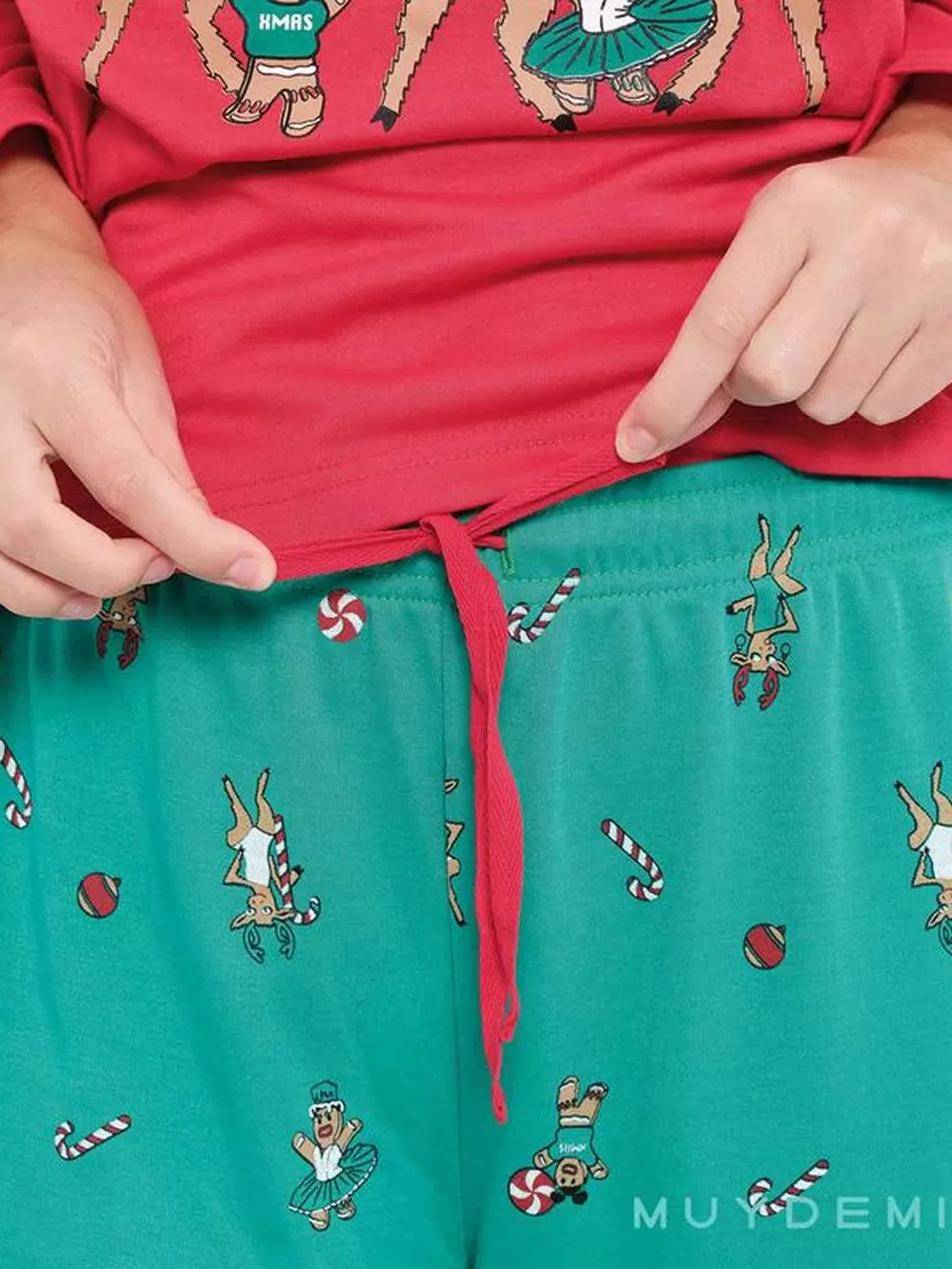 Γυναικεία Πυτζάμα MUYDEMI Merry Jingle Ladies - Ποιοτικό Βαμβάκι