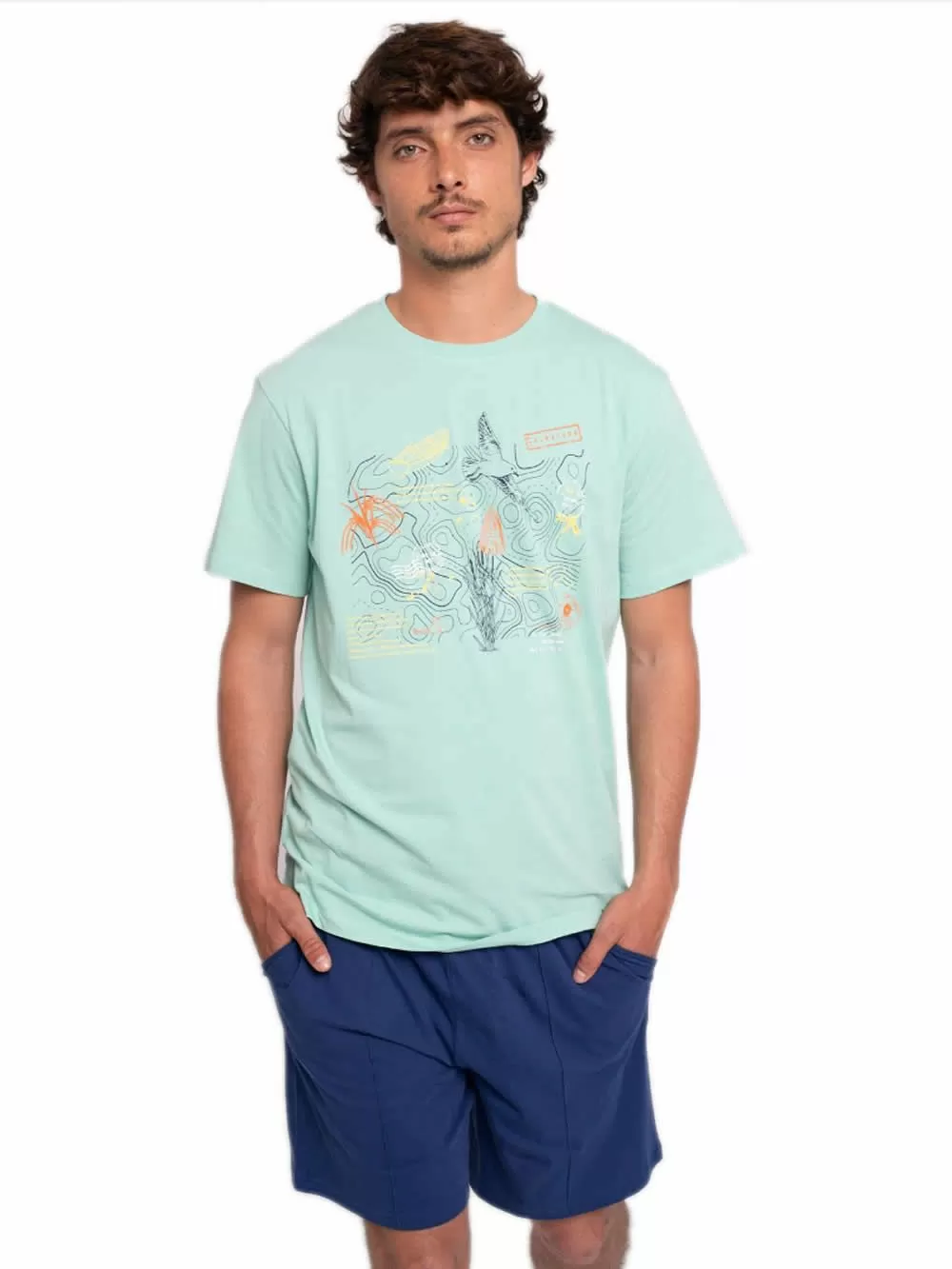 Ανδρική Πυτζάμα MUYDEMI Albufera - 100% Βαμβακερή