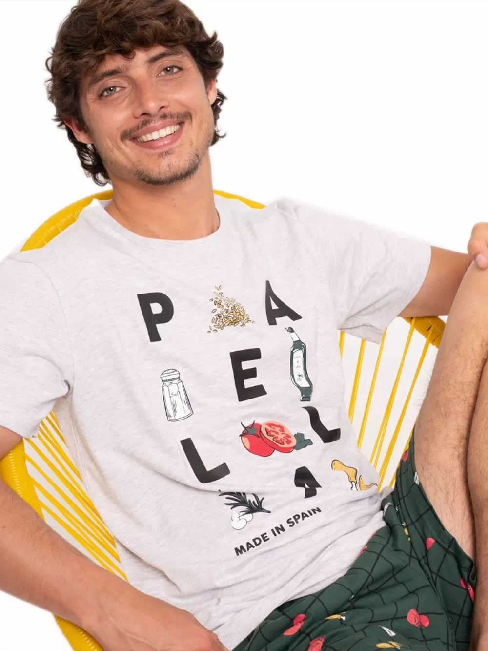 Ανδρική Πυτζάμα MUYDEMI Paella - 100% Βαμβακερή