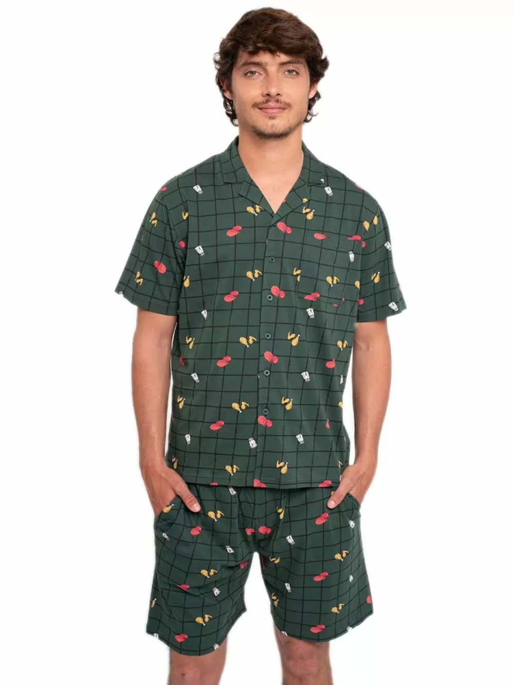 Ανδρική Πυτζάμα MUYDEMI Paella - 100% Βαμβακερή