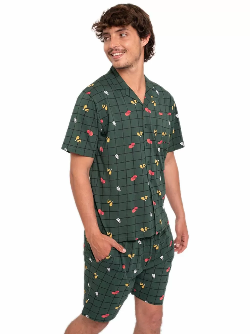 Ανδρική Πυτζάμα MUYDEMI Paella - 100% Βαμβακερή