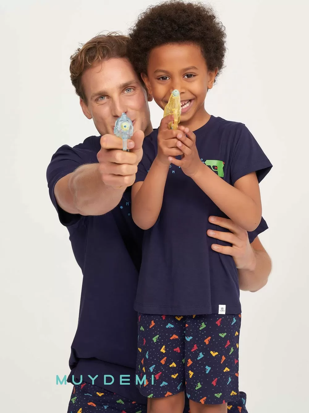 Παιδική Πυτζάμα MUYDEMI GUN - 100% Βαμβακερή 