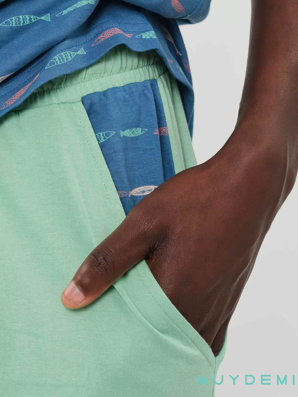 Ανδρική Πυτζάμα MUYDEMI - 100% Βαμβακερή