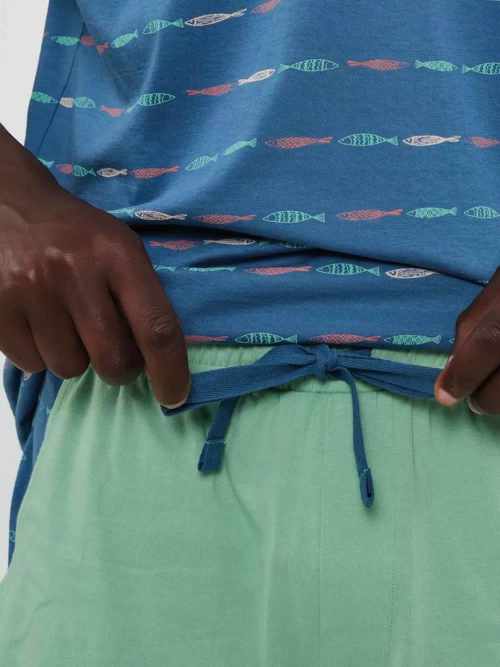 Ανδρική Πυτζάμα MUYDEMI - 100% Βαμβακερή