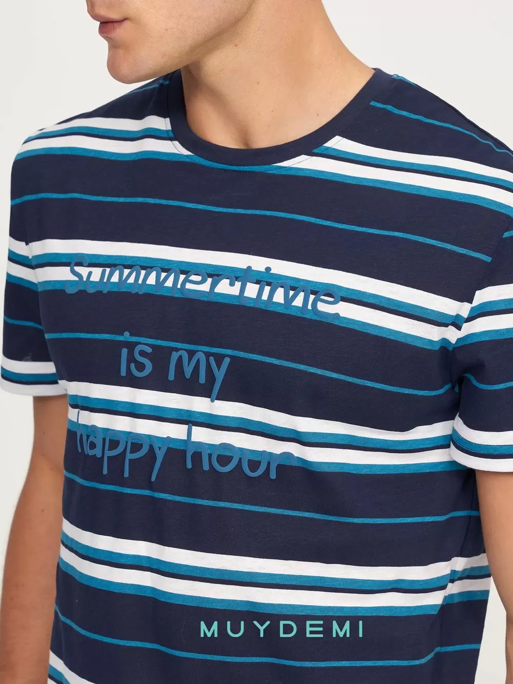 Ανδρική Πυτζάμα MUYDEMI Summer Time - 100% Βαμβακερή