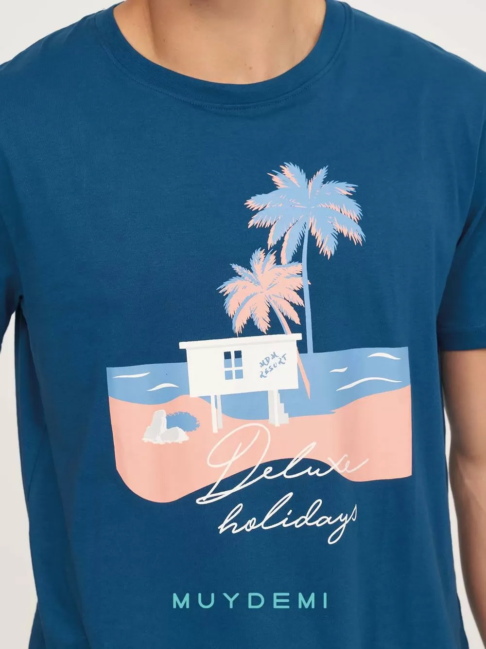 Ανδρική Πυτζάμα MUYDEMI Deluxe - 100% Βαμβακερή 