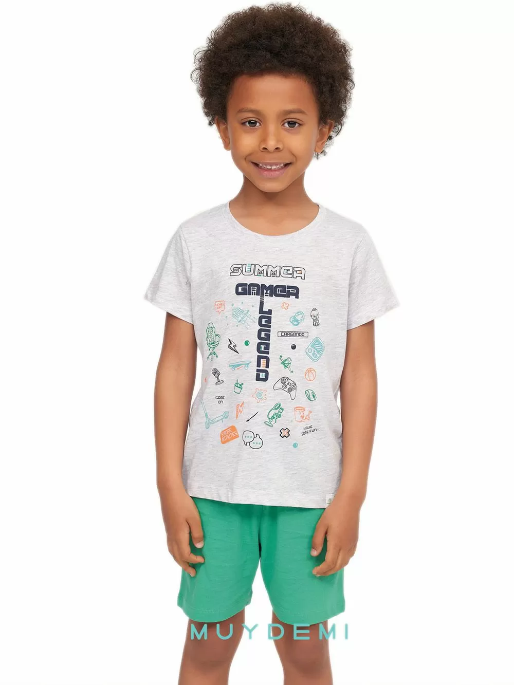 Παιδική Πυτζάμα MUYDEMI GAMER - 100% Βαμβακερή 