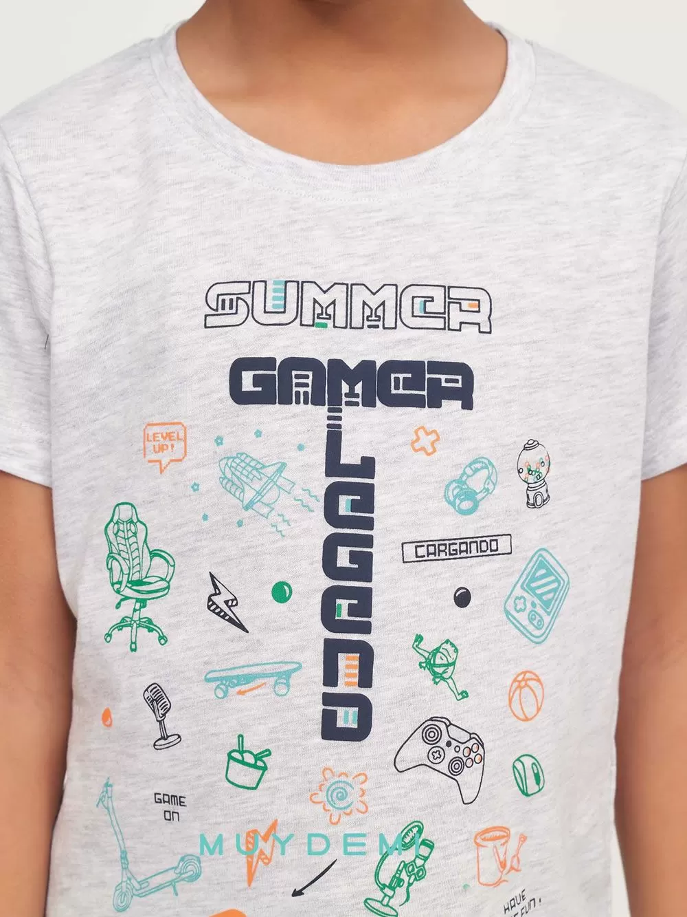 Παιδική Πυτζάμα MUYDEMI GAMER - 100% Βαμβακερή 