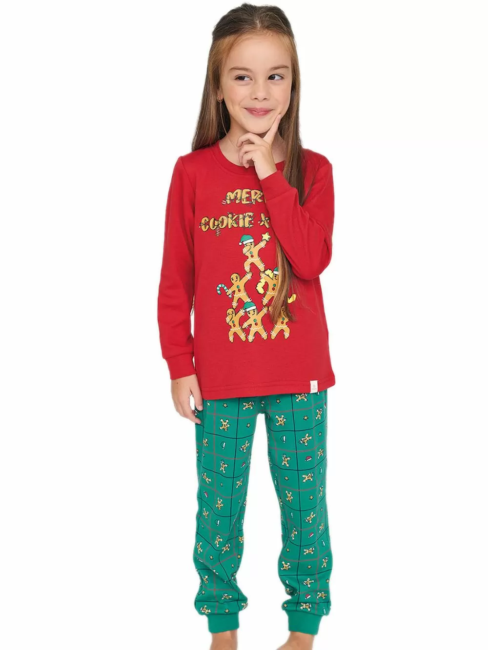 Εφηβική Πυτζάμα MUYDEMI Xmas Cookie - Γεμάτο Βαμβάκι 