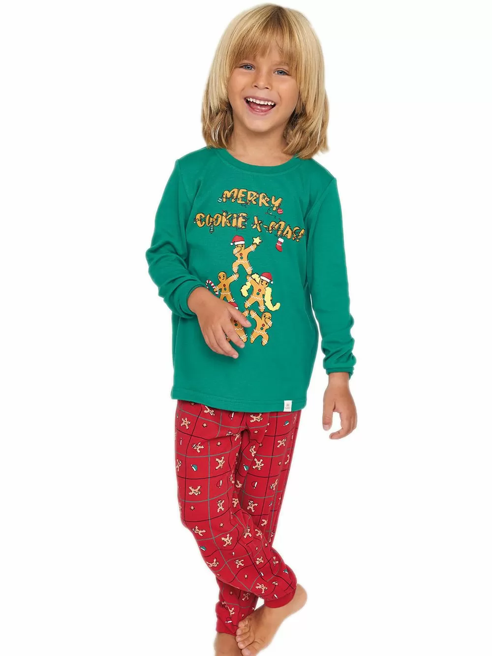 Εφηβική Πυτζάμα MUYDEMI Xmas Cookie - Γεμάτο Βαμβάκι