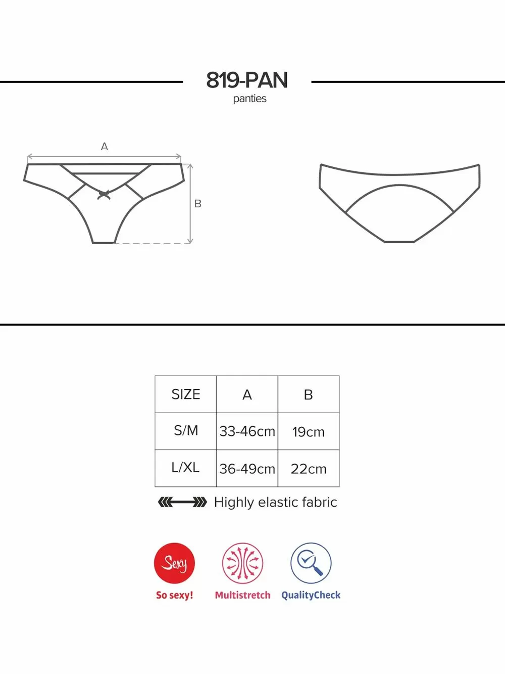 Obsessive Brazilian 819 - Σατινέ Διαφάνεια & Δαντελένιες Λεπτομέρειες