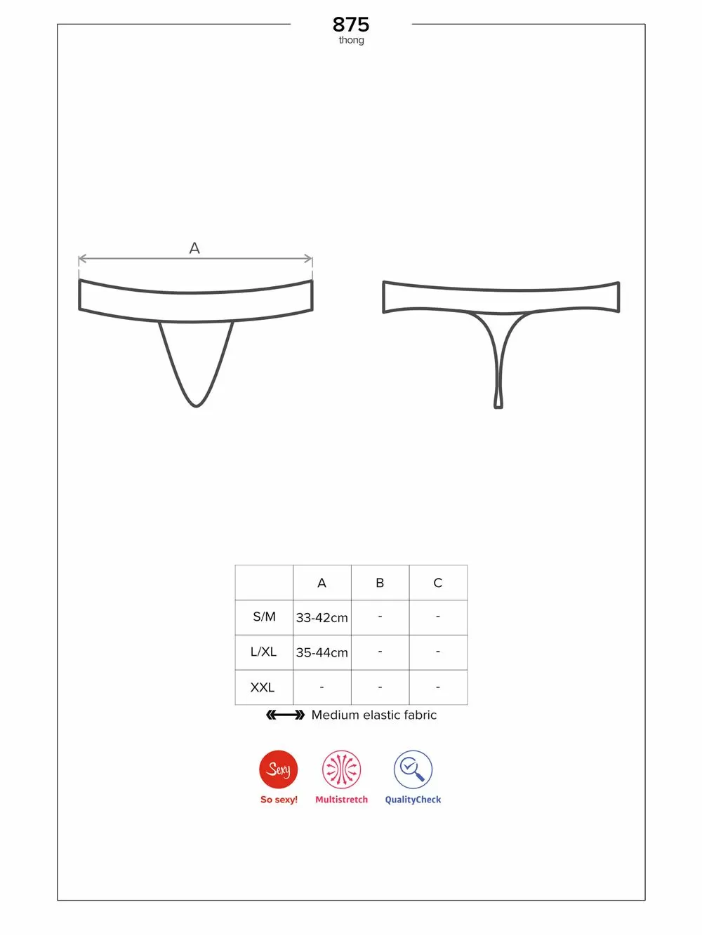 OBSESSIVE String 875 - Διαφάνεια & Λωρίδες - Κόσμημα