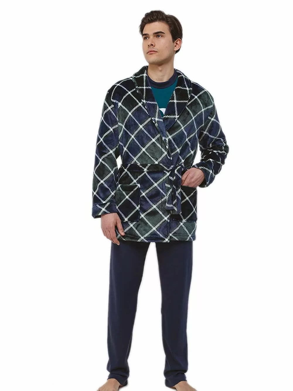 Ρόμπα Ανδρική ΟΔΥΣΣΕΥ- Ζεστό & Απαλό Fleece