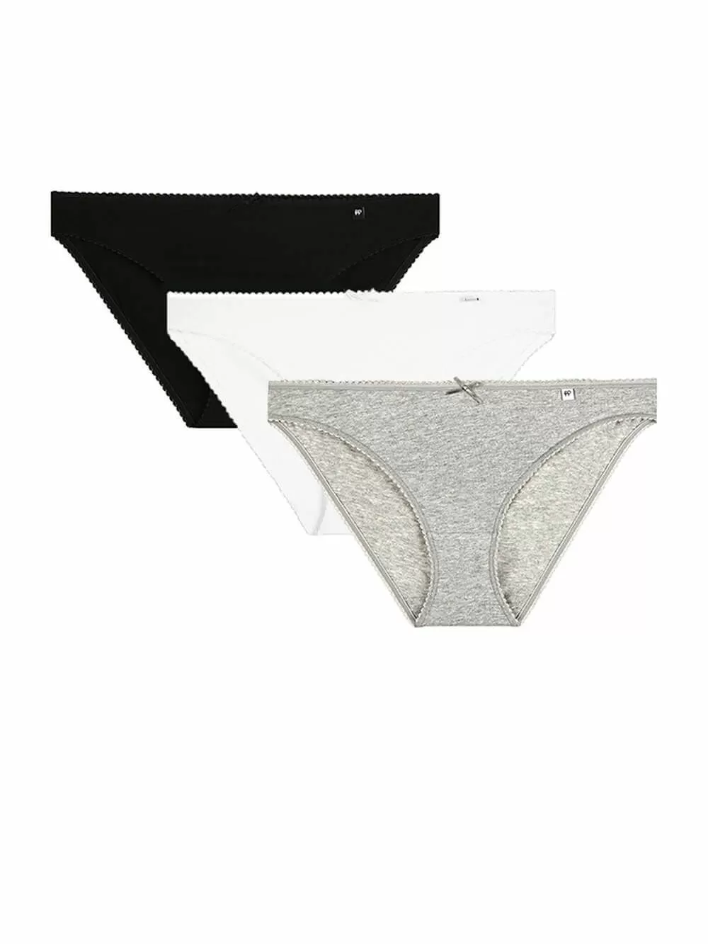 PRETTY POLLY Σλιπ Κανονικό - Ελαστικό Βαμβάκι - 3 Τεμάχια 