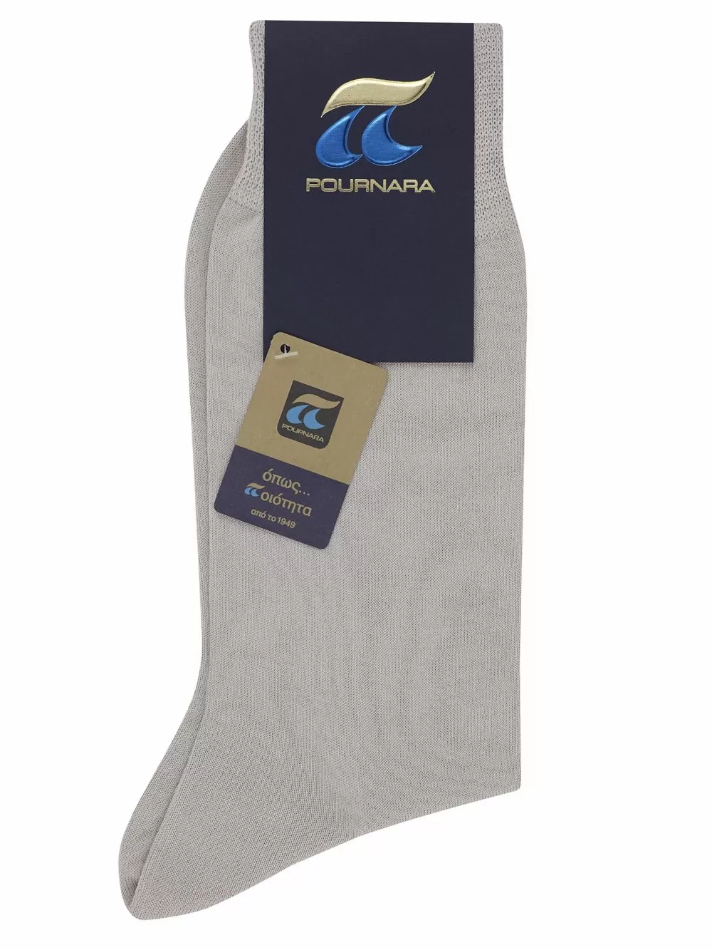 Πουρνάρα 110 - 100% Βαμβακερή Λεπτή Μονόχρωμη Κάλτσα