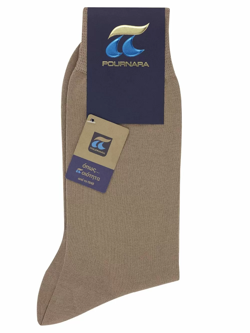 Πουρνάρα 110 - 100% Βαμβακερή Λεπτή Μονόχρωμη Κάλτσα