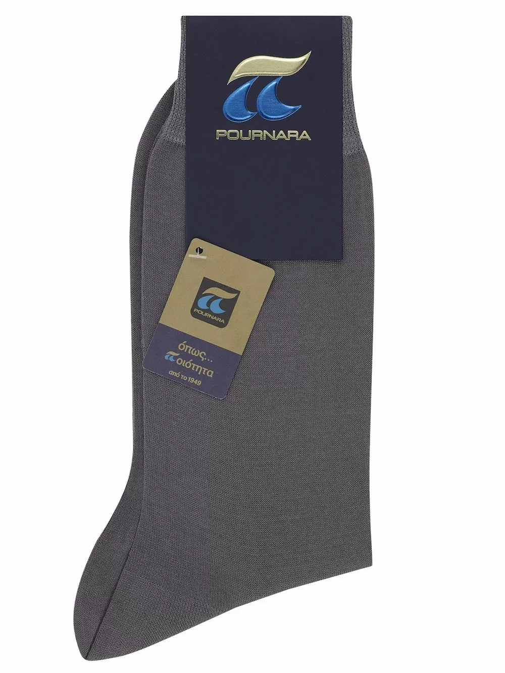 Πουρνάρα 110 - 100% Βαμβακερή Λεπτή Μονόχρωμη Κάλτσα