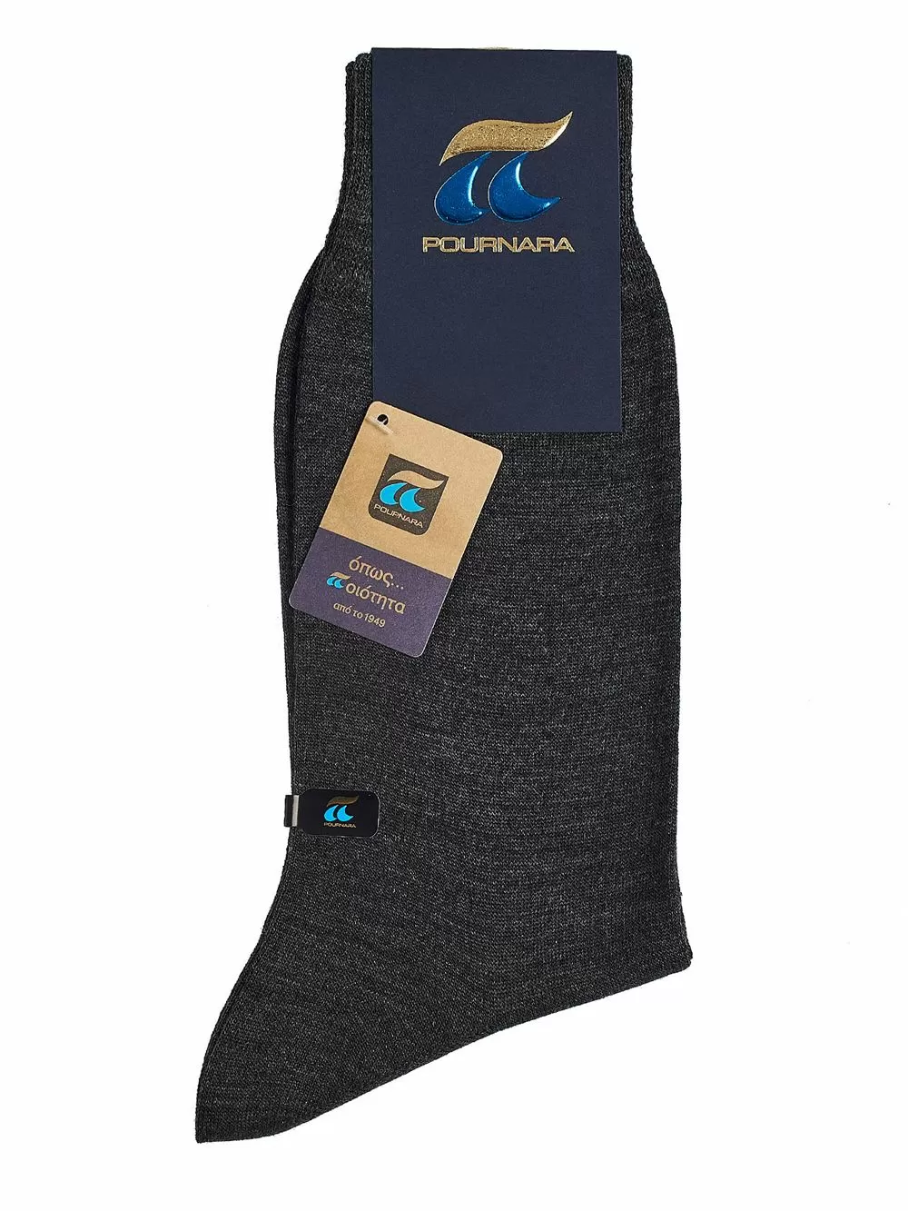 Μάλλινη Ανδρική Κάλτσα Πολυτελείας Πουρνάρα - Λεπτή & Απαλή