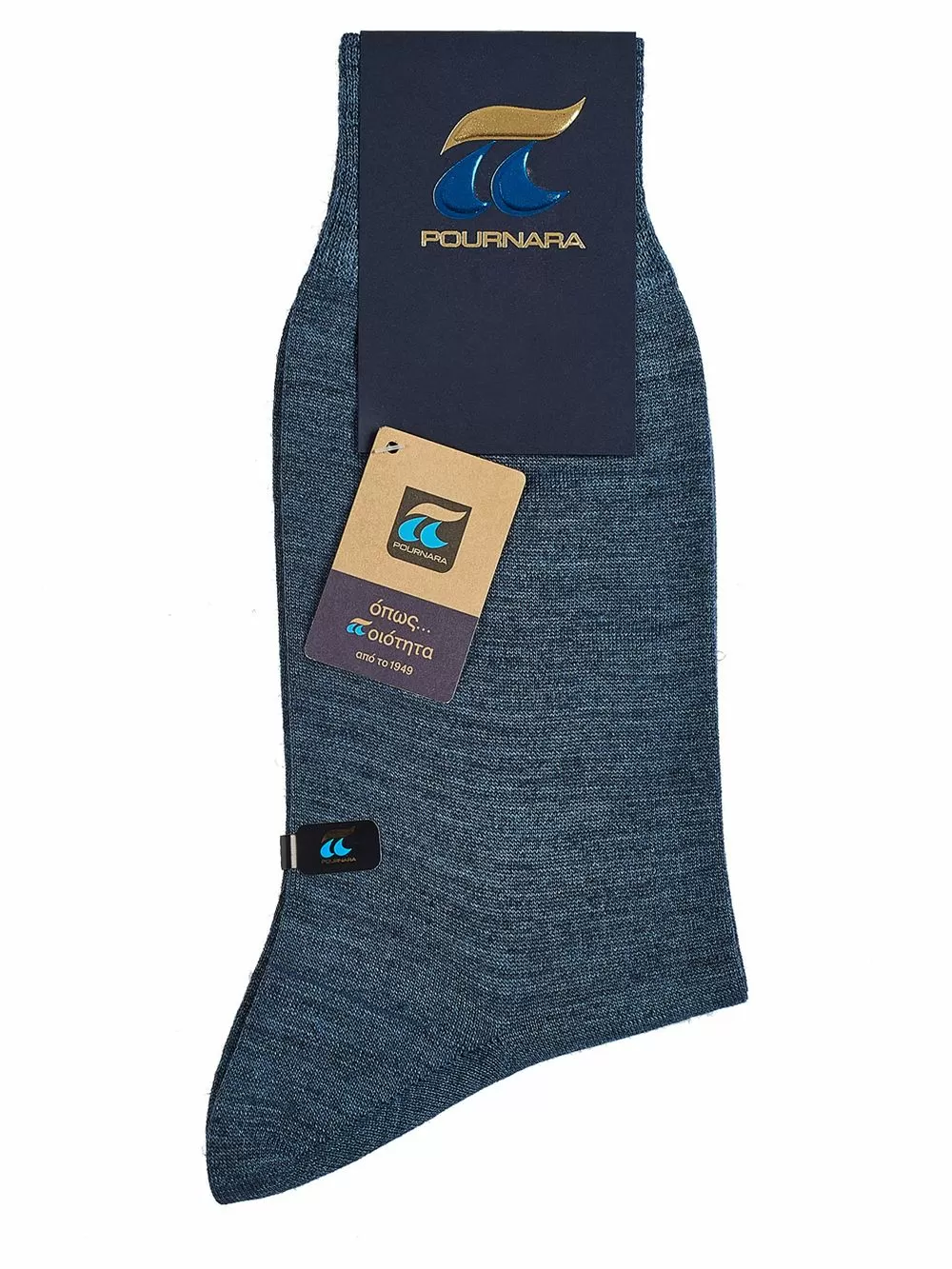 Μάλλινη Ανδρική Κάλτσα Πολυτελείας Πουρνάρα - Λεπτή & Απαλή