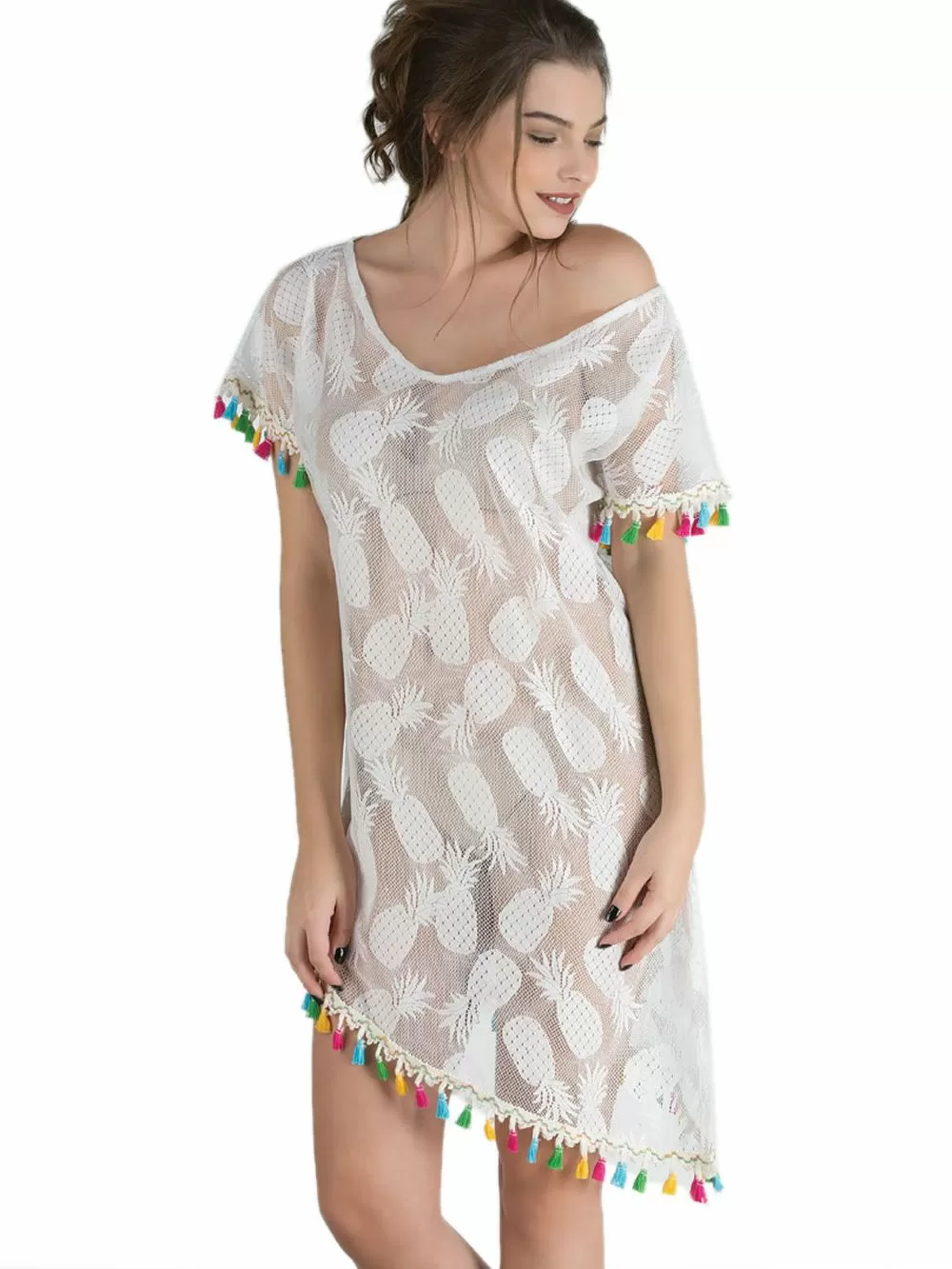 Καφτάνι RACHEL - Αέρινο Ύφασμα - Πον Πον 