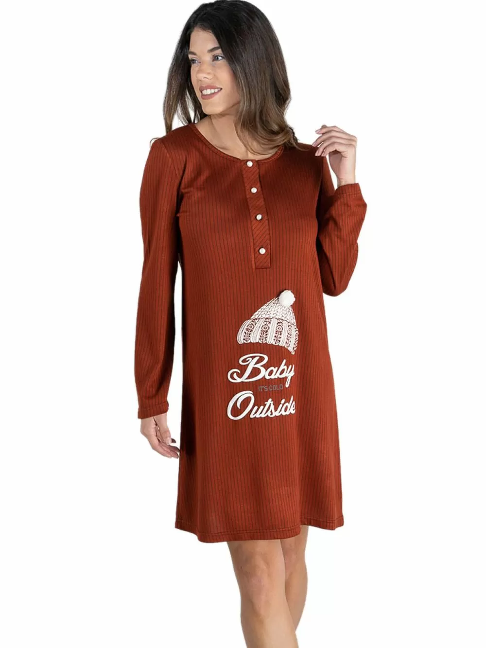 Γυναικείο Νυχτικό RACHEL - Απαλό Viscose - Νέα Μαμά 