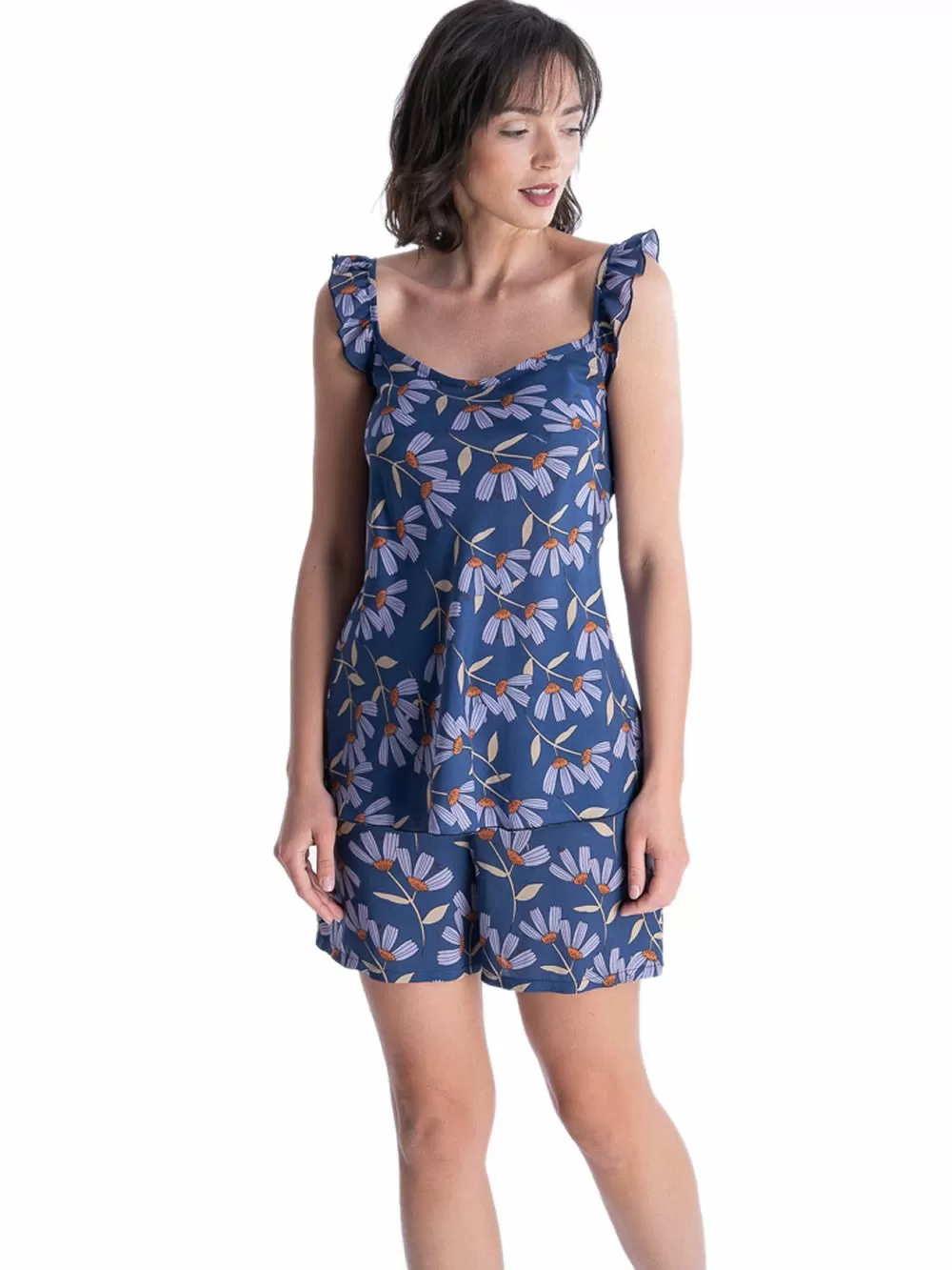 Babydoll RACHEL - Αέρινο Ύφασμα & Βολάν 