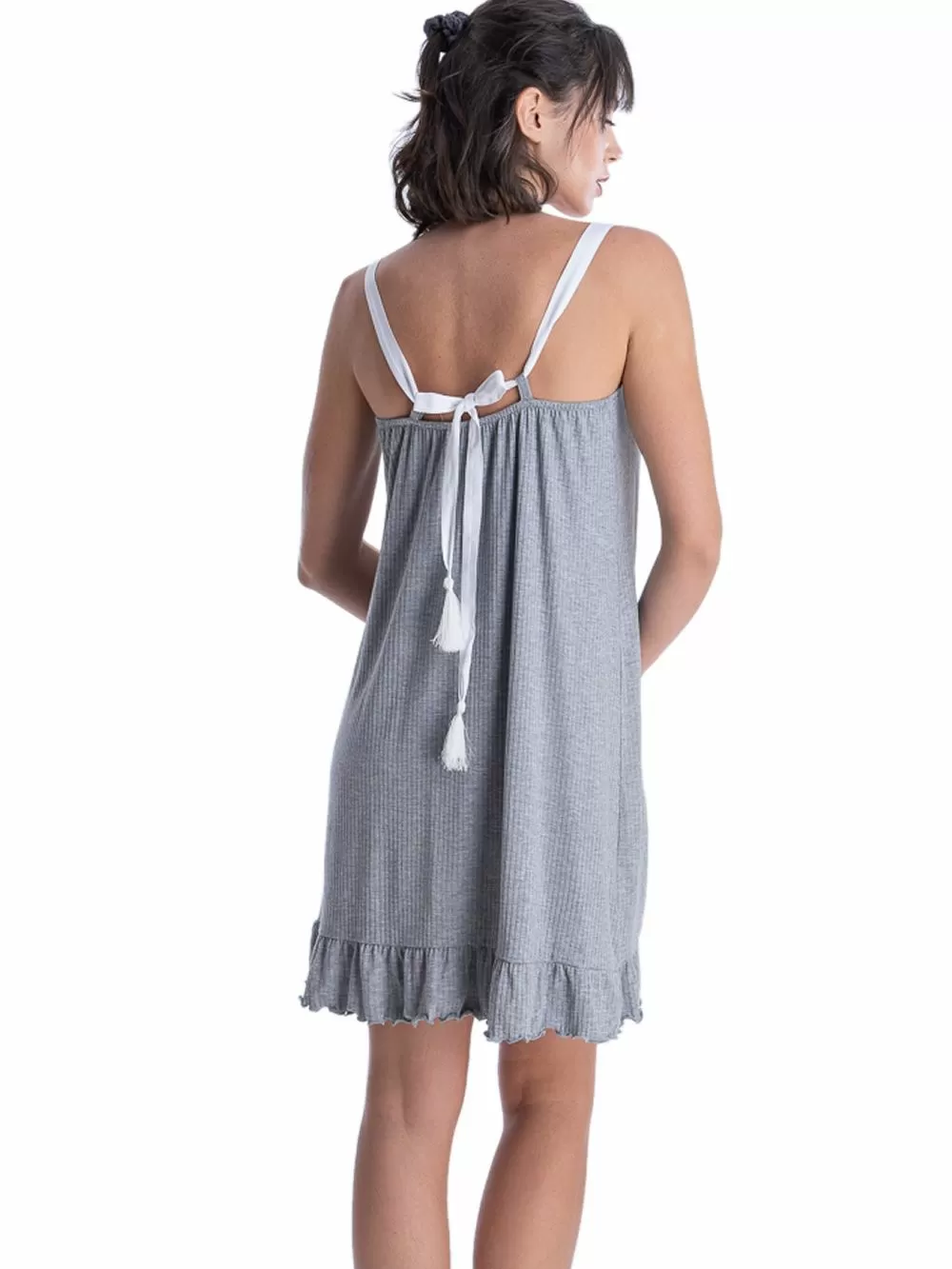 Φόρεμα RACHEL - Αέρινο Viscose Ύφασμα - Σχέδιο Κέντημα 