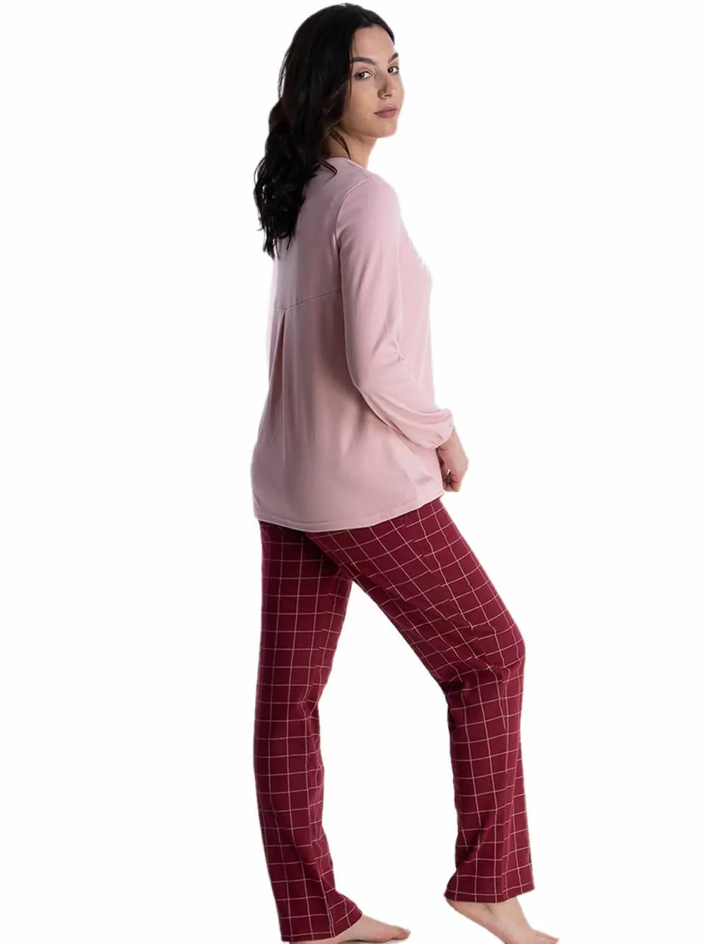 Πυτζάμα Γυναικεία RACHEL - Ποιοτικό Βαμβάκι - 3D Σχέδιο