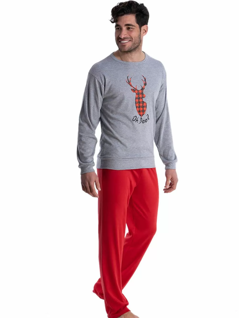Ανδρική Πυτζάμα RACHEL Deer - Γεμάτο Βαμβάκι