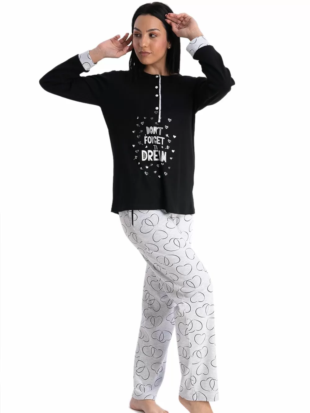 Γυναικεία Πυτζάμα RACHEL Dream - Ποιοτικό Βαμβάκι - Νέα Μαμά