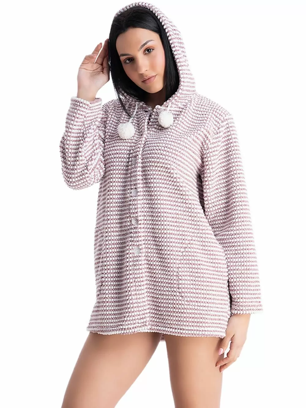 Γυναικεία Ρόμπα RACHEL - Ζεστό & Απαλό Fleece 