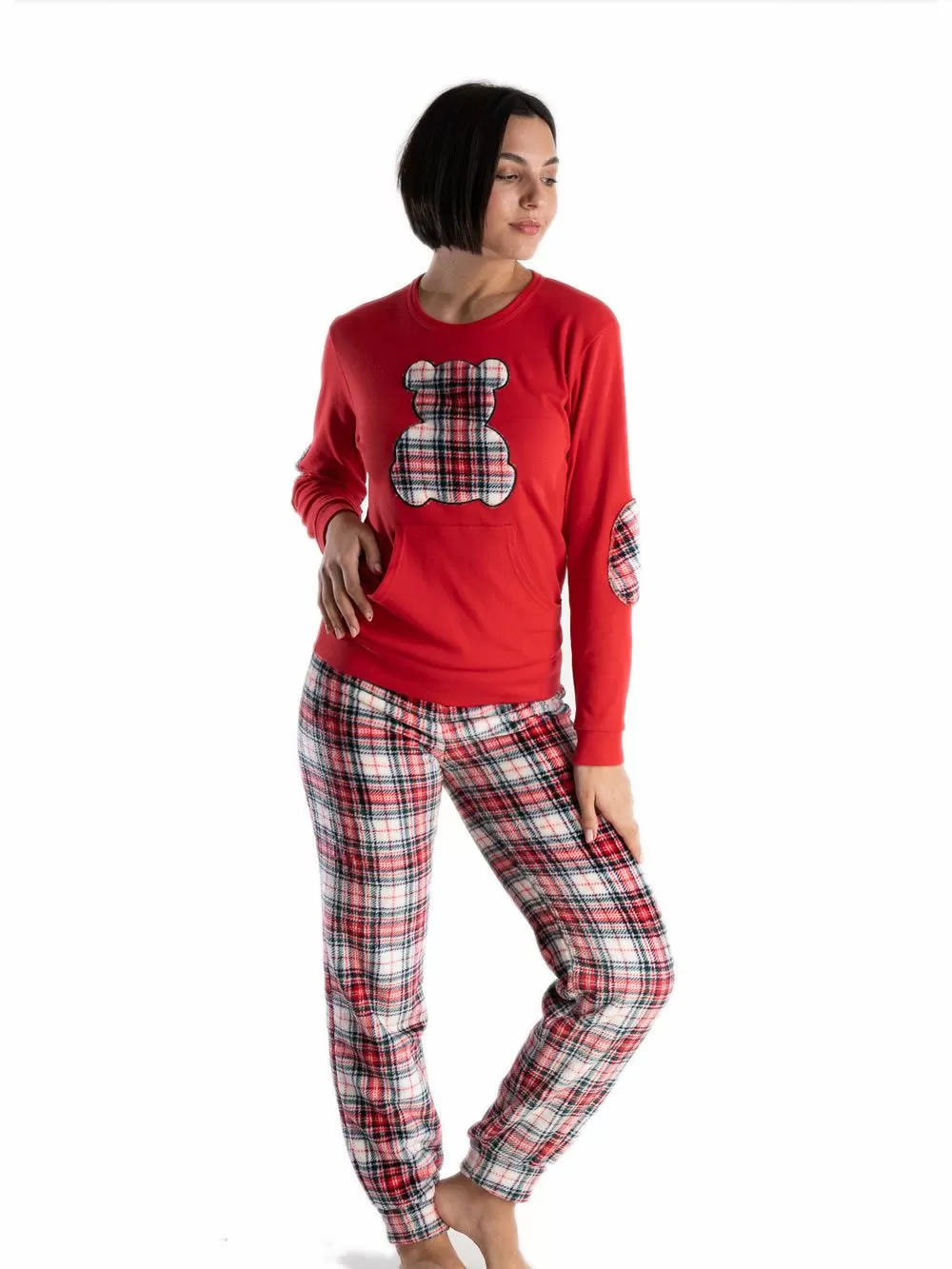 Γυναικεία Πυτζάμα RACHEL - Ποιοτικό Βαμβάκι & Ζεστό Fleece 